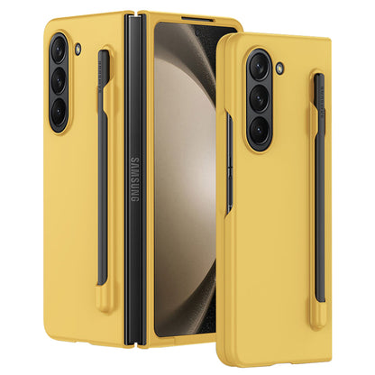 For Samsung Galaxy Z Fold5 5G Skin-touch Protective Hard PC Case Pen Slot Design Folding Phone Cover
