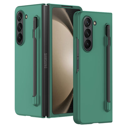 For Samsung Galaxy Z Fold5 5G Skin-touch Protective Hard PC Case Pen Slot Design Folding Phone Cover