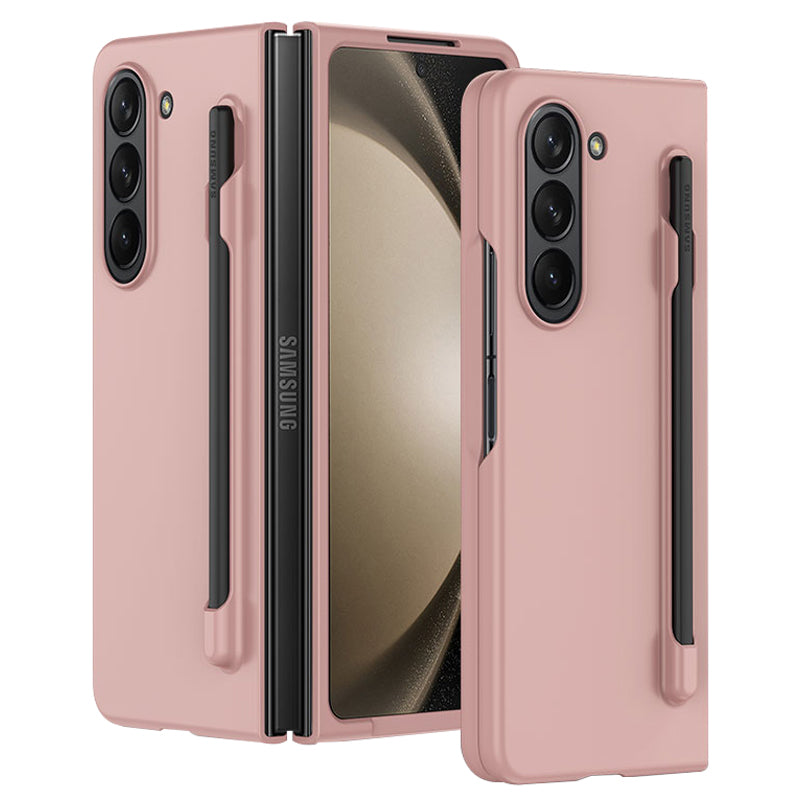 For Samsung Galaxy Z Fold5 5G Skin-touch Protective Hard PC Case Pen Slot Design Folding Phone Cover