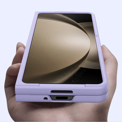 For Samsung Galaxy Z Fold5 5G Skin-touch Protective Hard PC Case Pen Slot Design Folding Phone Cover