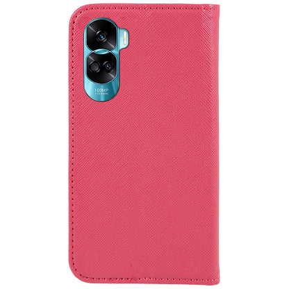 For Honor 90 Lite 5G / X50i 5G Leather Protective Case Cross Texture Wallet Stand Phone Cover