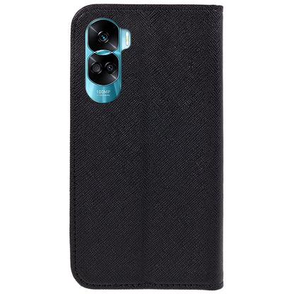 For Honor 90 Lite 5G / X50i 5G Leather Protective Case Cross Texture Wallet Stand Phone Cover