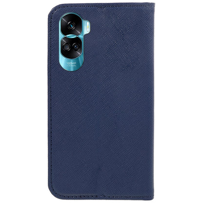 For Honor 90 Lite 5G / X50i 5G Leather Protective Case Cross Texture Wallet Stand Phone Cover