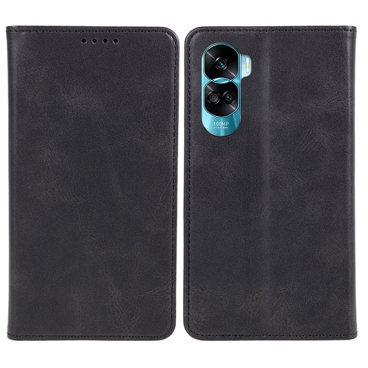 For Honor 90 Lite 5G / X50i 5G Leather Anti-drop Phone Case Calf Texture Wallet Stand Cover