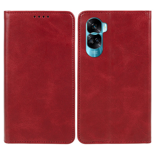 For Honor 90 Lite 5G / X50i 5G Leather Anti-drop Phone Case Calf Texture Wallet Stand Cover