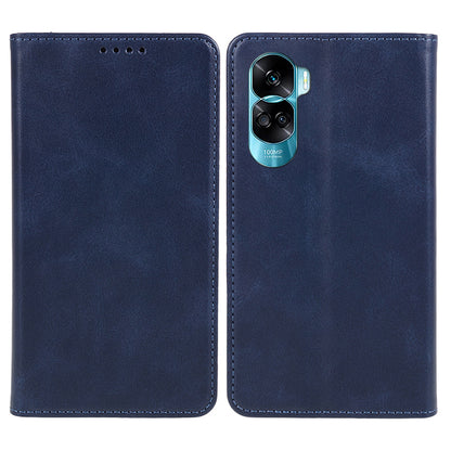 For Honor 90 Lite 5G / X50i 5G Leather Anti-drop Phone Case Calf Texture Wallet Stand Cover