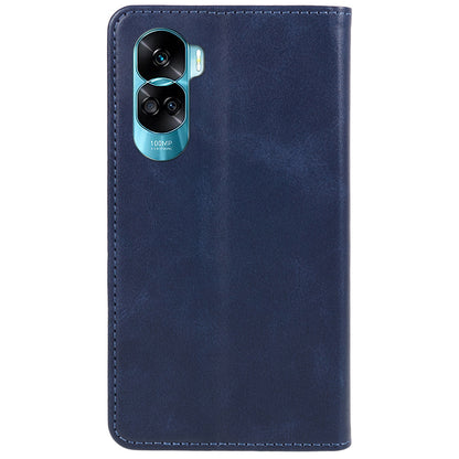 For Honor 90 Lite 5G / X50i 5G Leather Anti-drop Phone Case Calf Texture Wallet Stand Cover