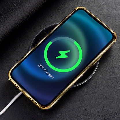 For Oppo Reno10 Pro+ 5G Crocodile Texture Leather+TPU Anti-drop Cover 6D Electroplated Phone Case