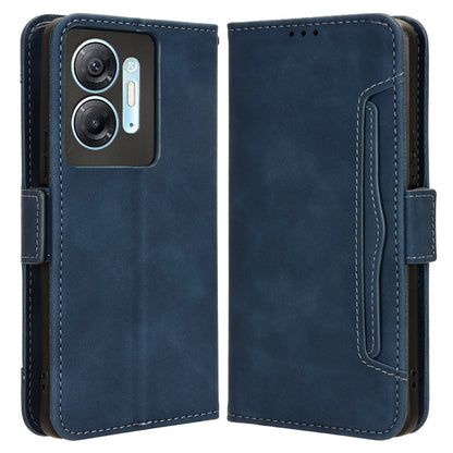 For Infinix Hot 30 5G X6832 Multiple Card Slots Leather Phone Case Wallet Stand Protective Cover