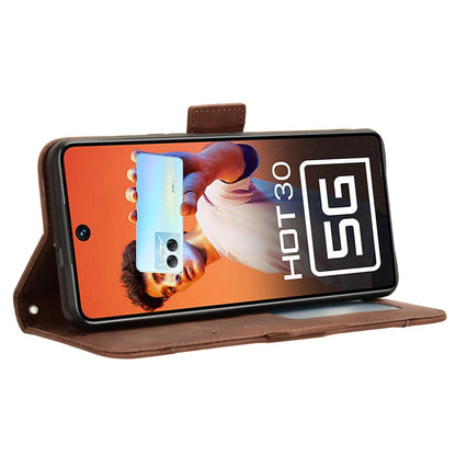 For Infinix Hot 30 5G X6832 Multiple Card Slots Leather Phone Case Wallet Stand Protective Cover
