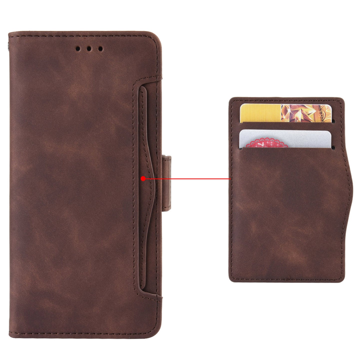 For Infinix Hot 30 5G X6832 Multiple Card Slots Leather Phone Case Wallet Stand Protective Cover