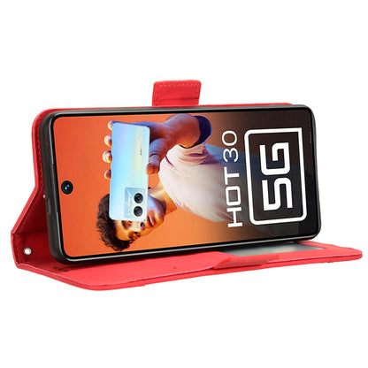 For Infinix Hot 30 5G X6832 Multiple Card Slots Leather Phone Case Wallet Stand Protective Cover