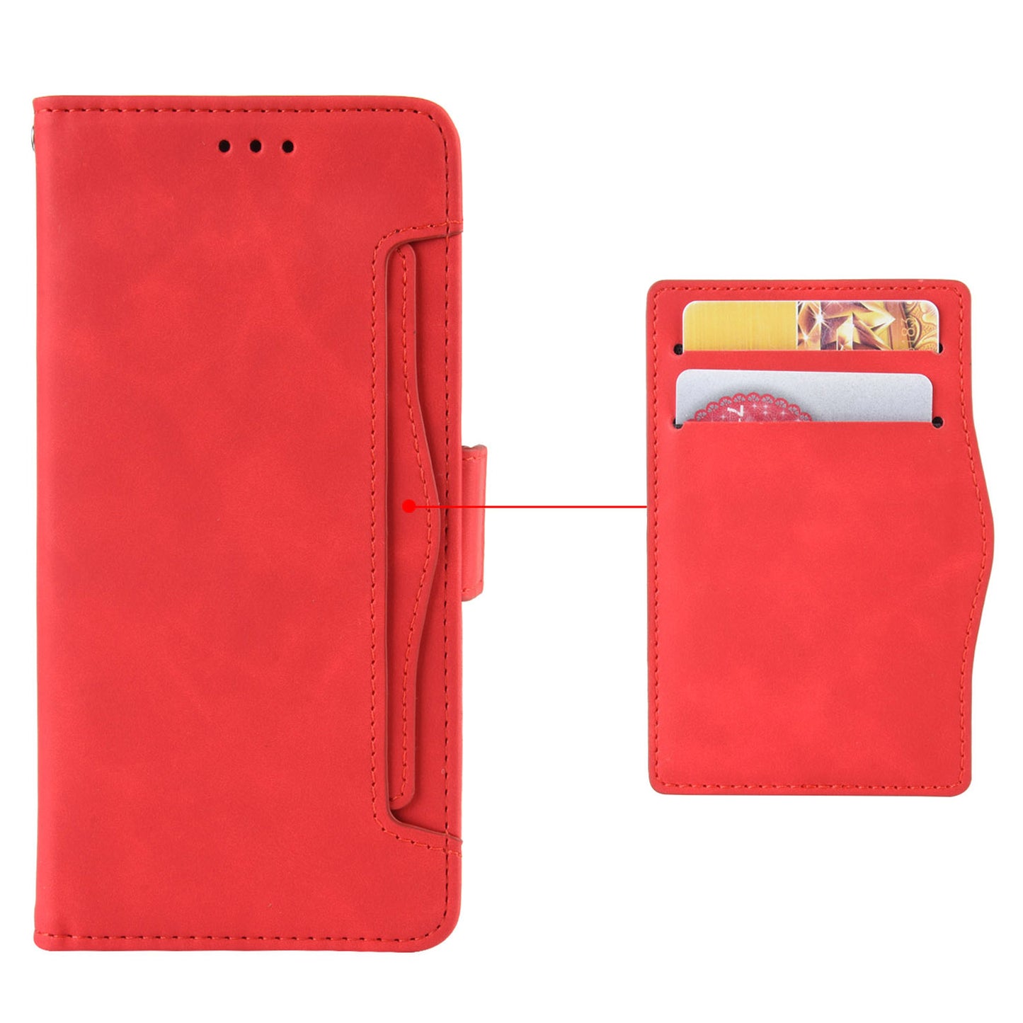 For Infinix Hot 30 5G X6832 Multiple Card Slots Leather Phone Case Wallet Stand Protective Cover