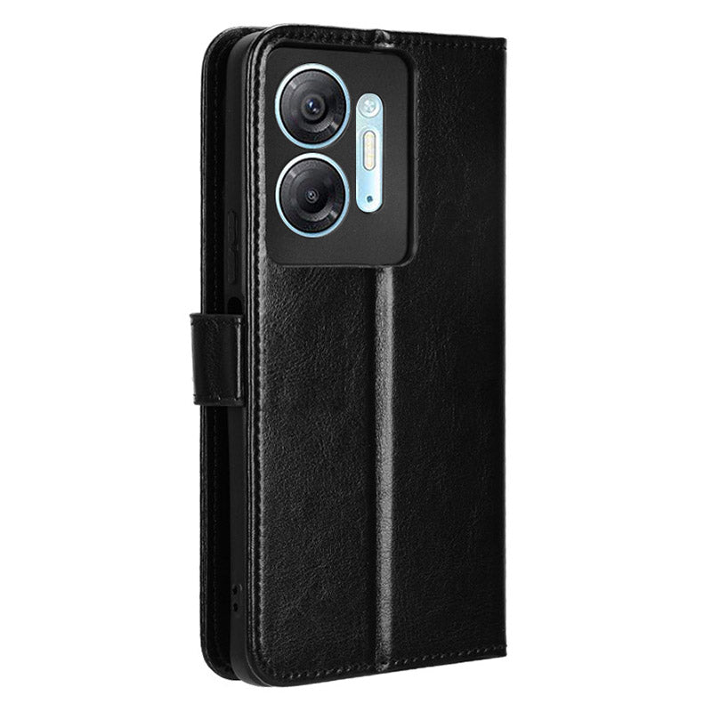 For Infinix Hot 30 5G X6832 Crazy Horse Texture Anti-drop Phone Case PU Leather Wallet Stand Cover