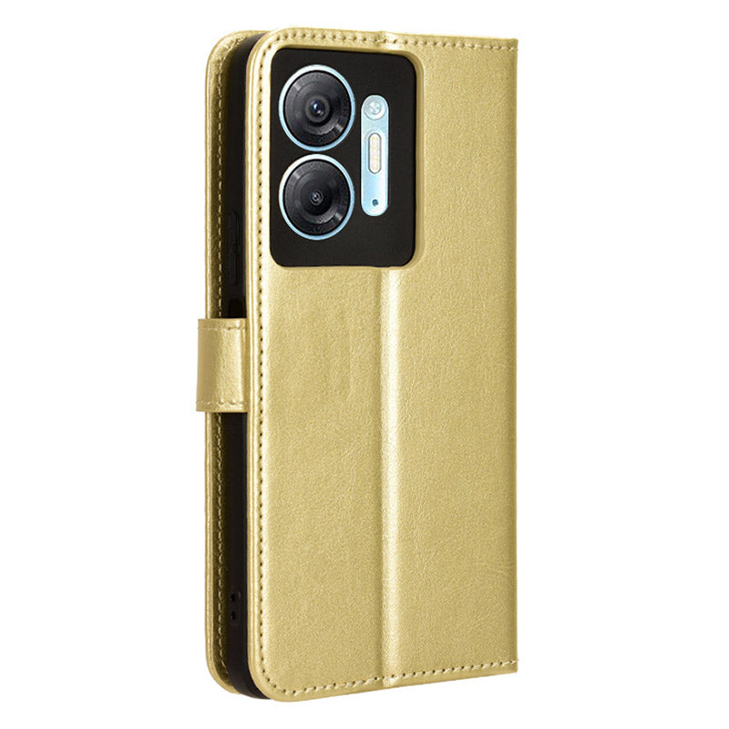 For Infinix Hot 30 5G X6832 Crazy Horse Texture Anti-drop Phone Case PU Leather Wallet Stand Cover
