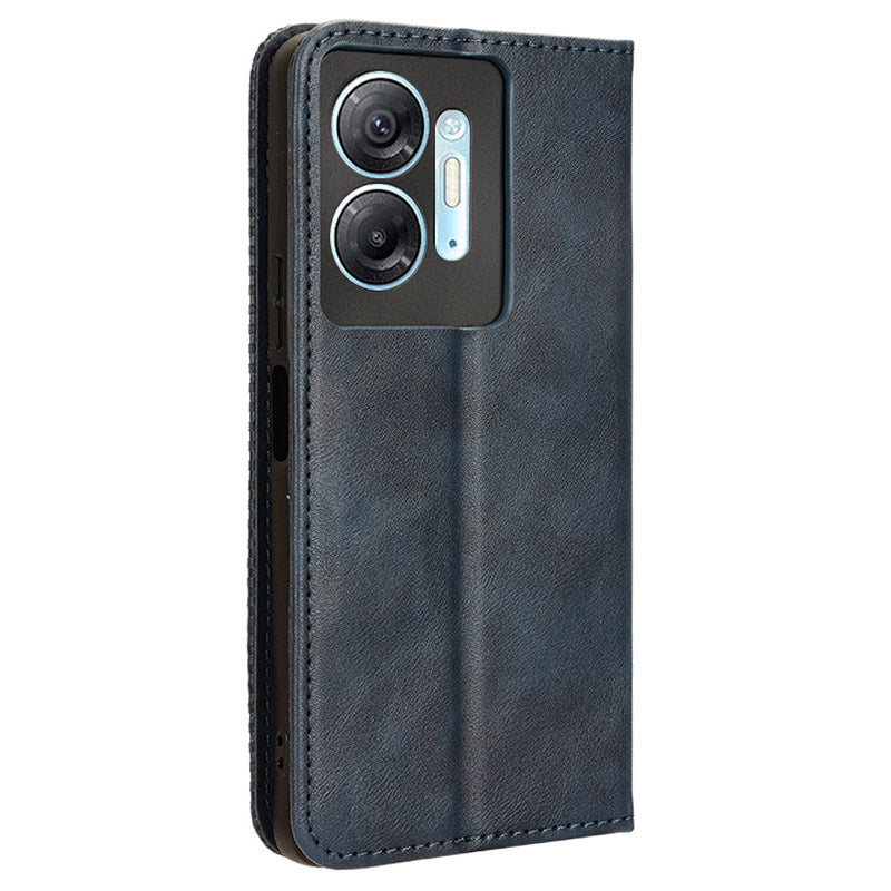 For Infinix Hot 30 5G X6832 Retro Leather Wallet Case Magnetic Closing Stand Phone Cover