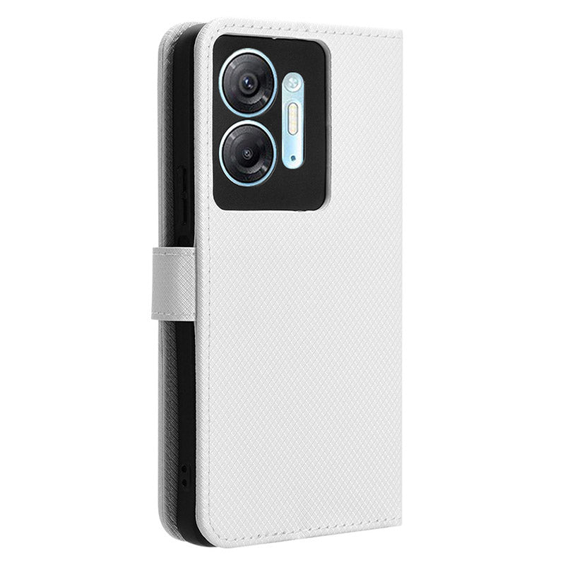 For Infinix Hot 30 5G / X6832 Diamond Texture PU Leather Stand Wallet Phone Case Protective Cover
