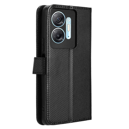 For Infinix Hot 30 5G / X6832 Diamond Texture PU Leather Stand Wallet Phone Case Protective Cover
