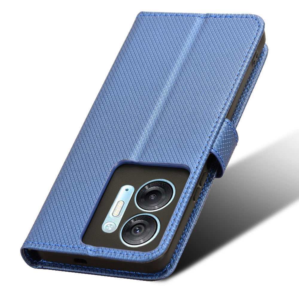 For Infinix Hot 30 5G / X6832 Diamond Texture PU Leather Stand Wallet Phone Case Protective Cover