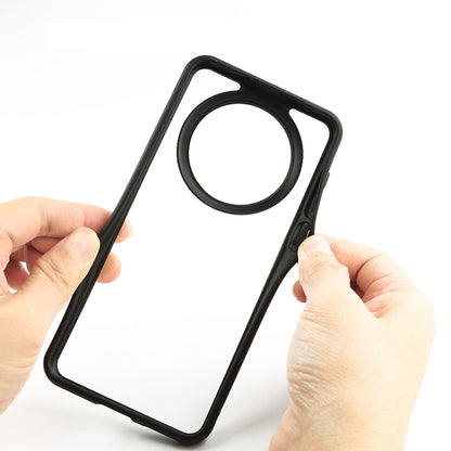 For Huawei Mate 60 Pro Slim-Fit TPU + PC Clear Phone Cover Dustproof Phone Shell Case