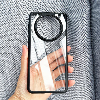 For Huawei Mate 60 Pro Slim-Fit TPU + PC Clear Phone Cover Dustproof Phone Shell Case