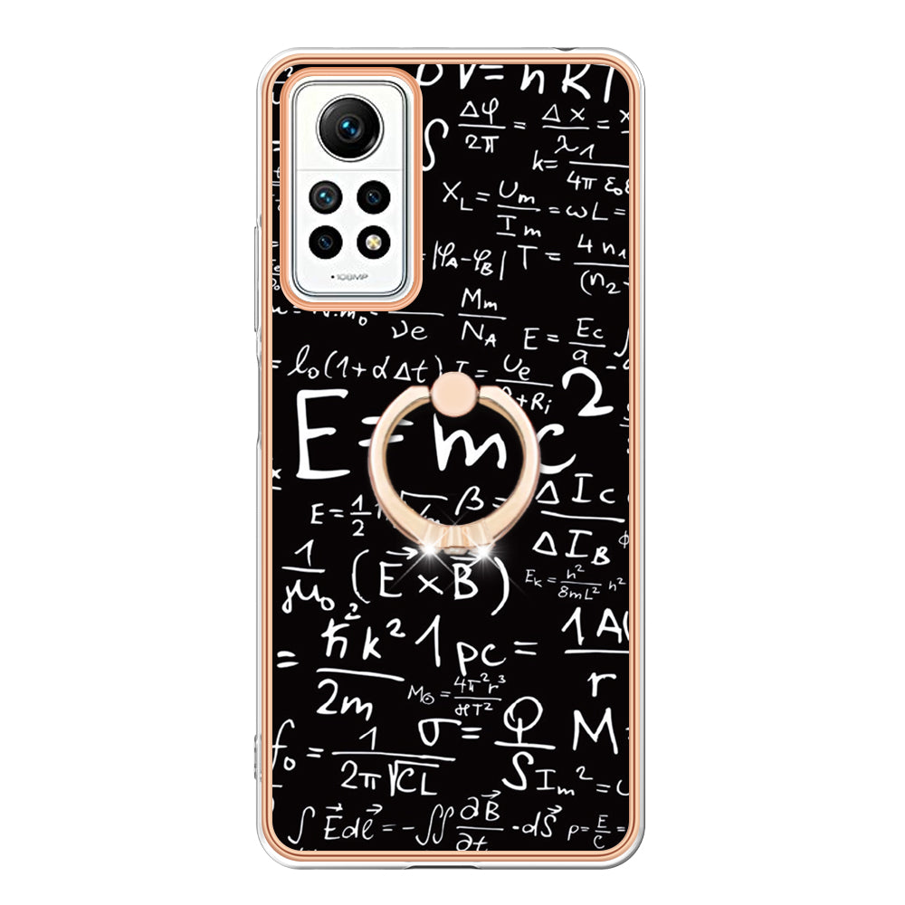 YB IMD Series-20 Style D Kickstand Phone Case for Xiaomi Redmi Note 12 Pro 4G / 11 Pro 5G (Qualcomm) / 11 Pro 4G (MediaTek) / 11 Pro+ 5G (India) / 11E Pro 5G , 2.0mm TPU Cover