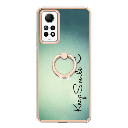 YB IMD Series-20 Style D Kickstand Phone Case for Xiaomi Redmi Note 12 Pro 4G / 11 Pro 5G (Qualcomm) / 11 Pro 4G (MediaTek) / 11 Pro+ 5G (India) / 11E Pro 5G , 2.0mm TPU Cover