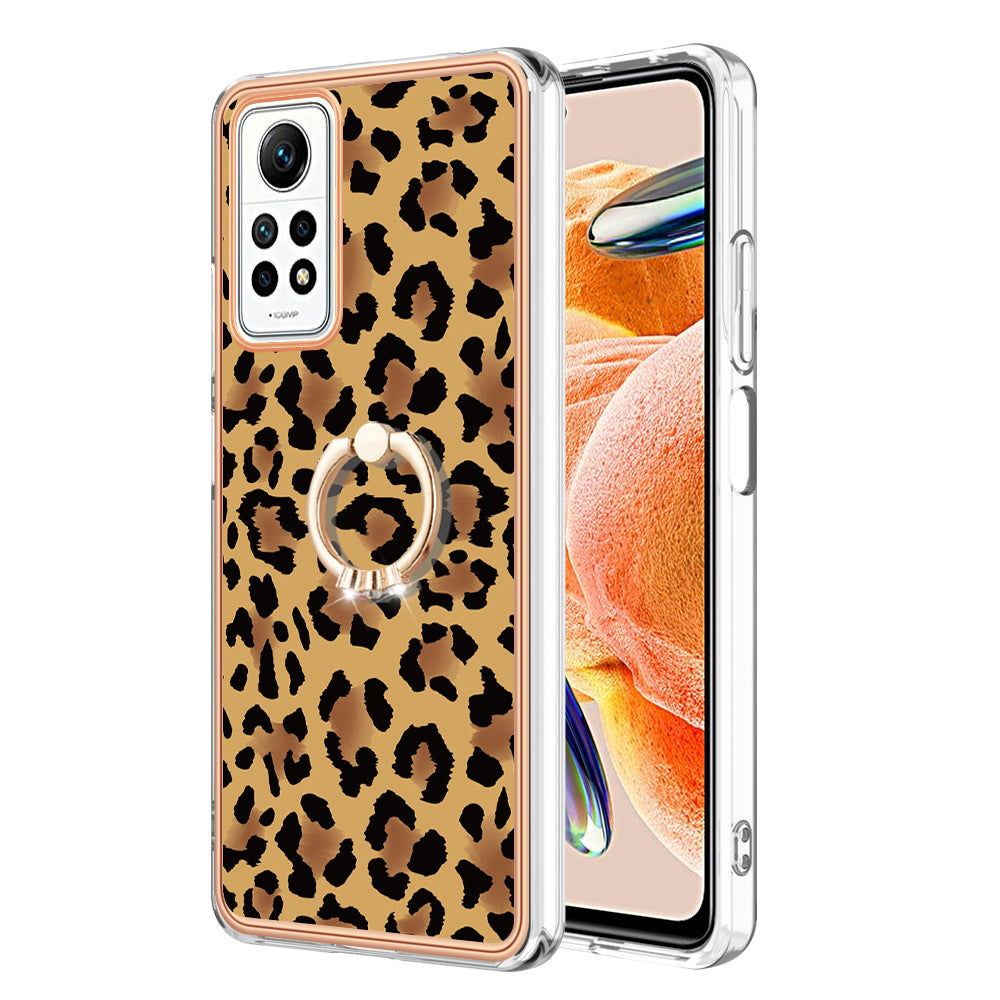 YB IMD Series-20 Style D Kickstand Phone Case for Xiaomi Redmi Note 12 Pro 4G / 11 Pro 5G (Qualcomm) / 11 Pro 4G (MediaTek) / 11 Pro+ 5G (India) / 11E Pro 5G , 2.0mm TPU Cover