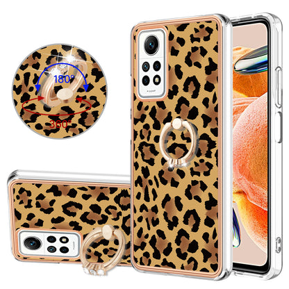 YB IMD Series-20 Style D Kickstand Phone Case for Xiaomi Redmi Note 12 Pro 4G / 11 Pro 5G (Qualcomm) / 11 Pro 4G (MediaTek) / 11 Pro+ 5G (India) / 11E Pro 5G , 2.0mm TPU Cover