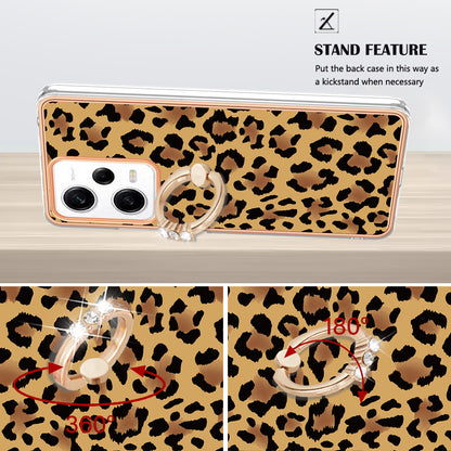 YB IMD Series-20 Style D Kickstand Electroplated Case for Xiaomi Redmi Note 12 Pro 5G / Note 12 Pro Speed 5G / Poco X5 Pro 5G , 2.0mm TPU IMD Phone Cover