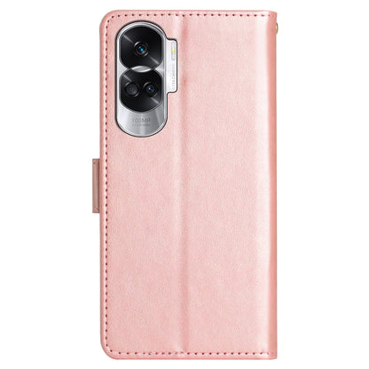 For Honor 90 Lite 5G / X50i 5G PU Leather Wallet Cover Butterfly Imprinted Stand Phone Case