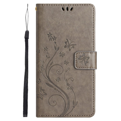 For Honor 90 PU Leather Wallet Cover Drop-proof Butterfly Imprinted Flip Stand Phone Case