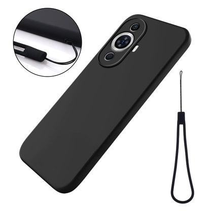 For Huawei nova 11 Pro / nova 11 Ultra Slim-fit Shell Liquid Silicone Phone Case Soft Lining Anti-scratch Phone Cover