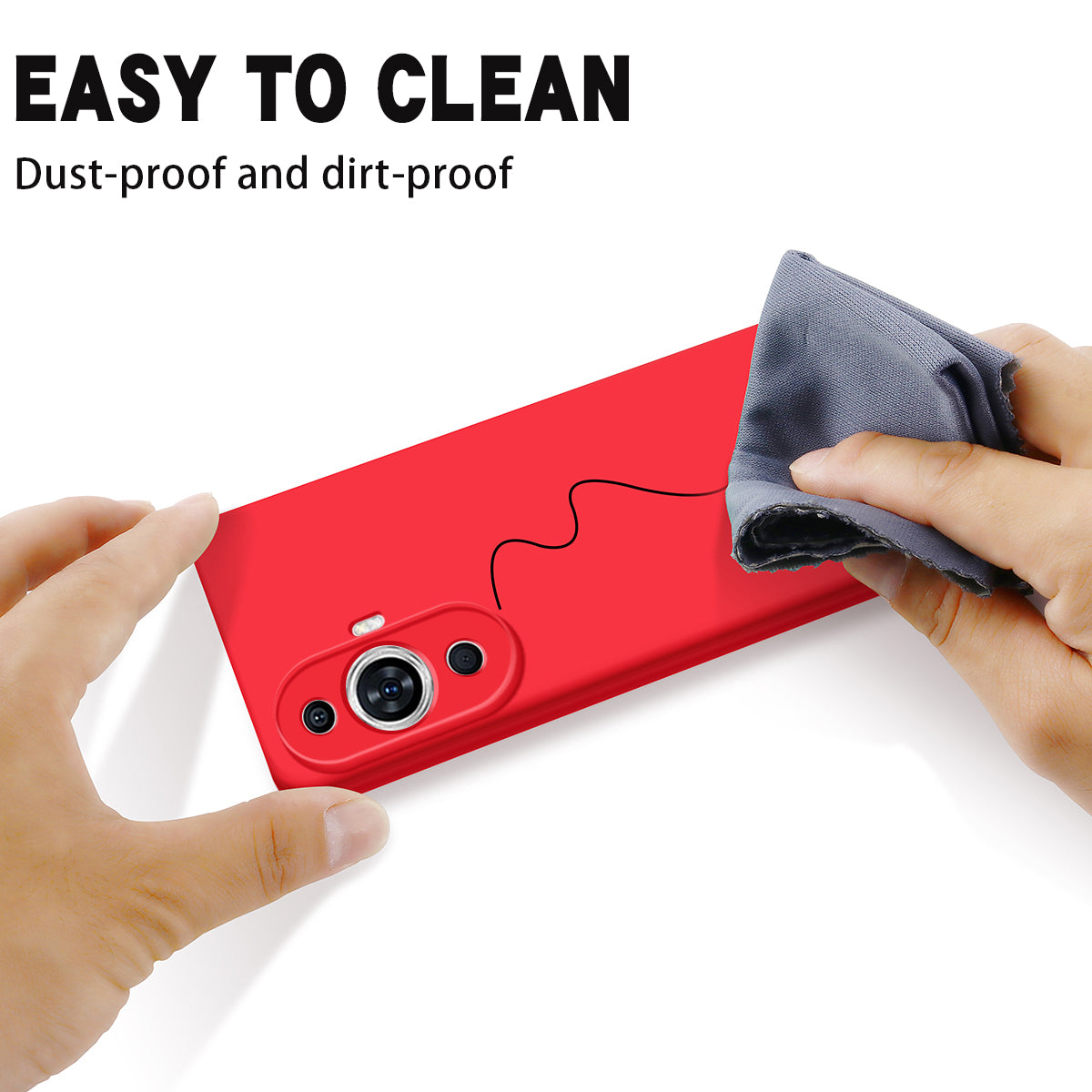 For Huawei nova 11 Pro / nova 11 Ultra Slim-fit Shell Liquid Silicone Phone Case Soft Lining Anti-scratch Phone Cover