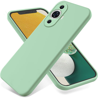 For Huawei nova 11 Pro / nova 11 Ultra Slim-fit Shell Liquid Silicone Phone Case Soft Lining Anti-scratch Phone Cover