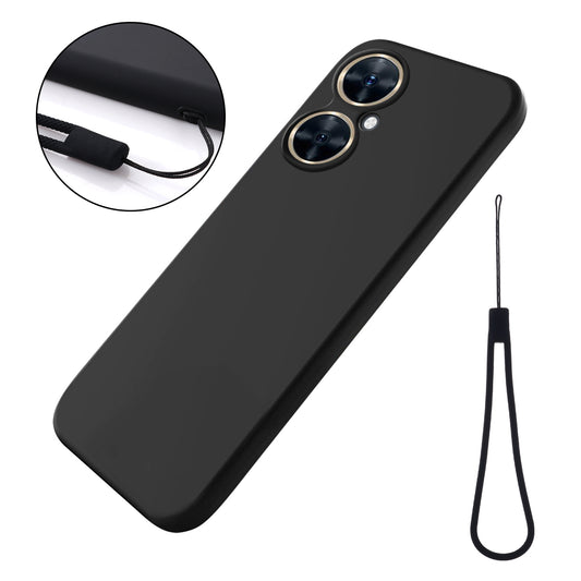 For Huawei Nova 11i Cell Phone Case Liquid Silicone+Soft Lining Anti-scratch Back Cover