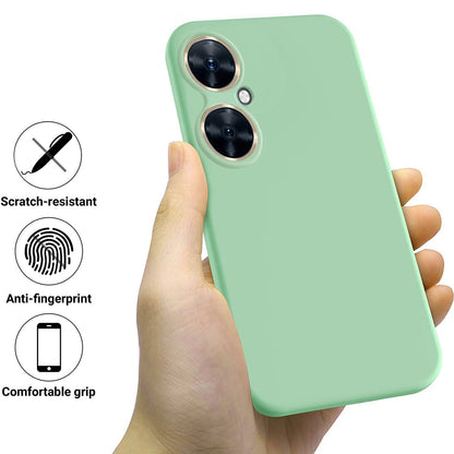 For Huawei Nova 11i Cell Phone Case Liquid Silicone+Soft Lining Anti-scratch Back Cover
