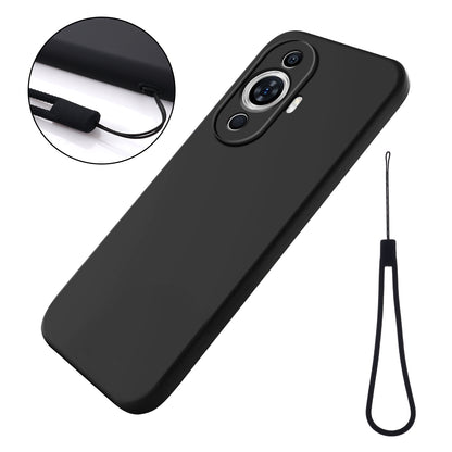For Huawei nova 11 Liquid Silicone Drop-proof Case Soft Lining Anti-scratch Phone Cover