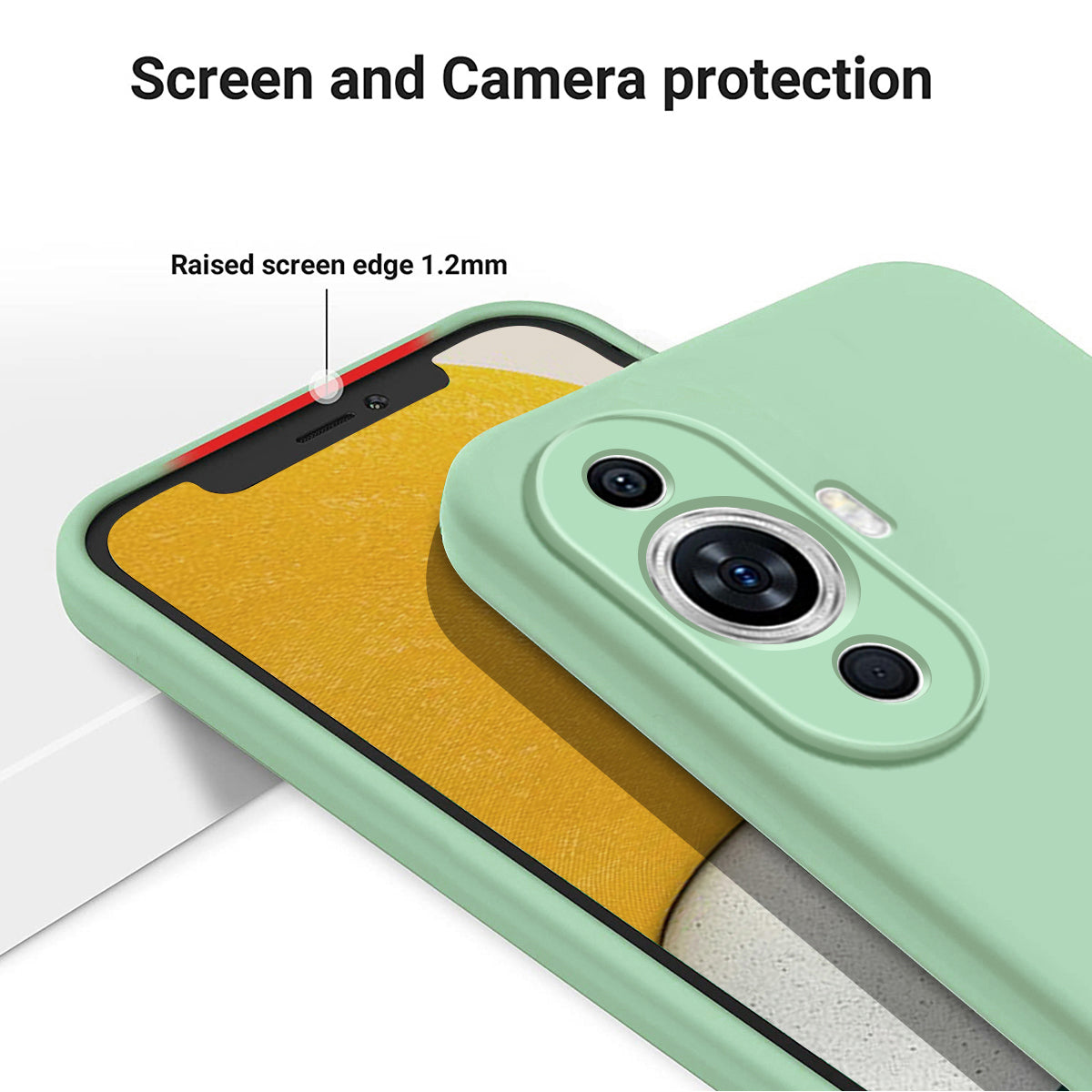For Huawei nova 11 Liquid Silicone Drop-proof Case Soft Lining Anti-scratch Phone Cover