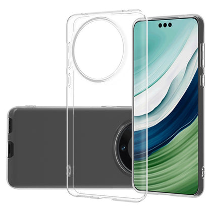 For Huawei Mate 60 Pro Super Thin TPU Phone Shell Transparent Phone Case Cover (Big Rear Lens Hole)