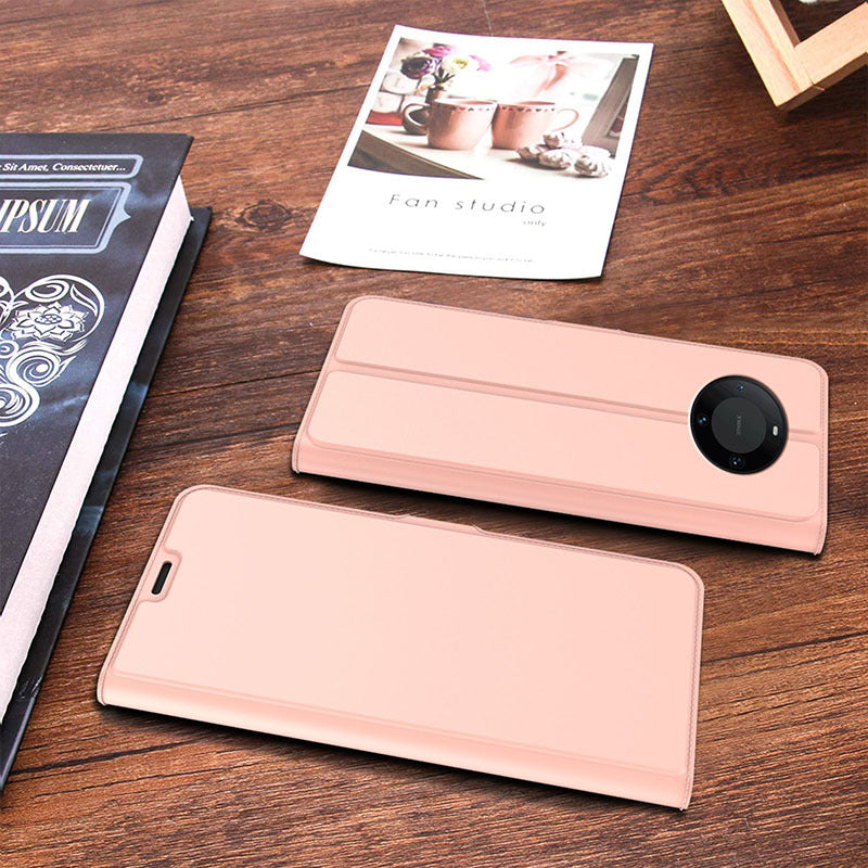 For Huawei Mate 60 Pro PU Leather Stand Phone Cover Card Holder Anti-fall Case