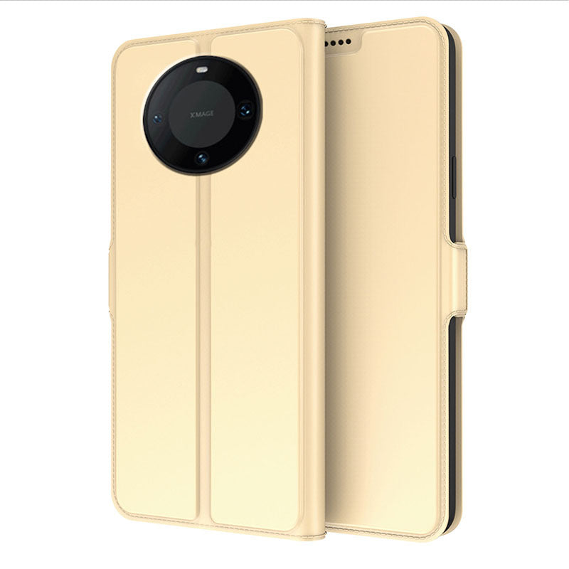 For Huawei Mate 60 Pro PU Leather Stand Phone Cover Card Holder Anti-fall Case
