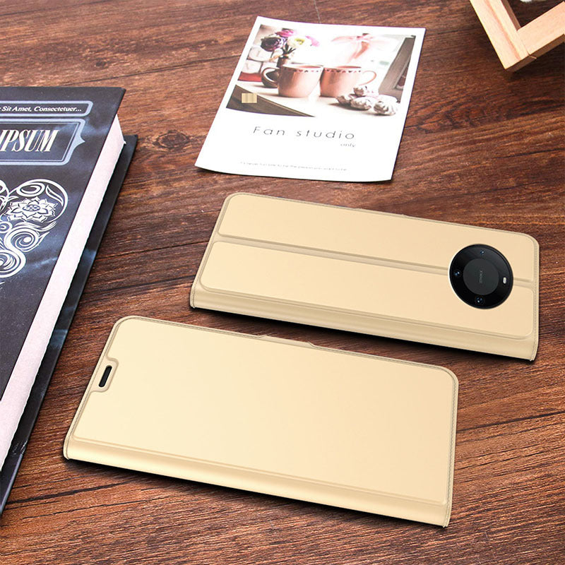 For Huawei Mate 60 Pro PU Leather Stand Phone Cover Card Holder Anti-fall Case