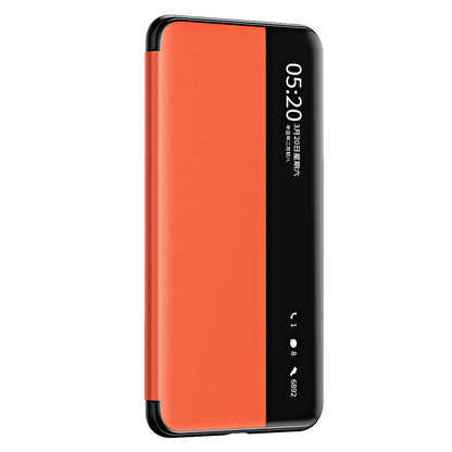 For Huawei Mate 60 Pro View Window PU Leather Phone Case Kickstand Phone Cover