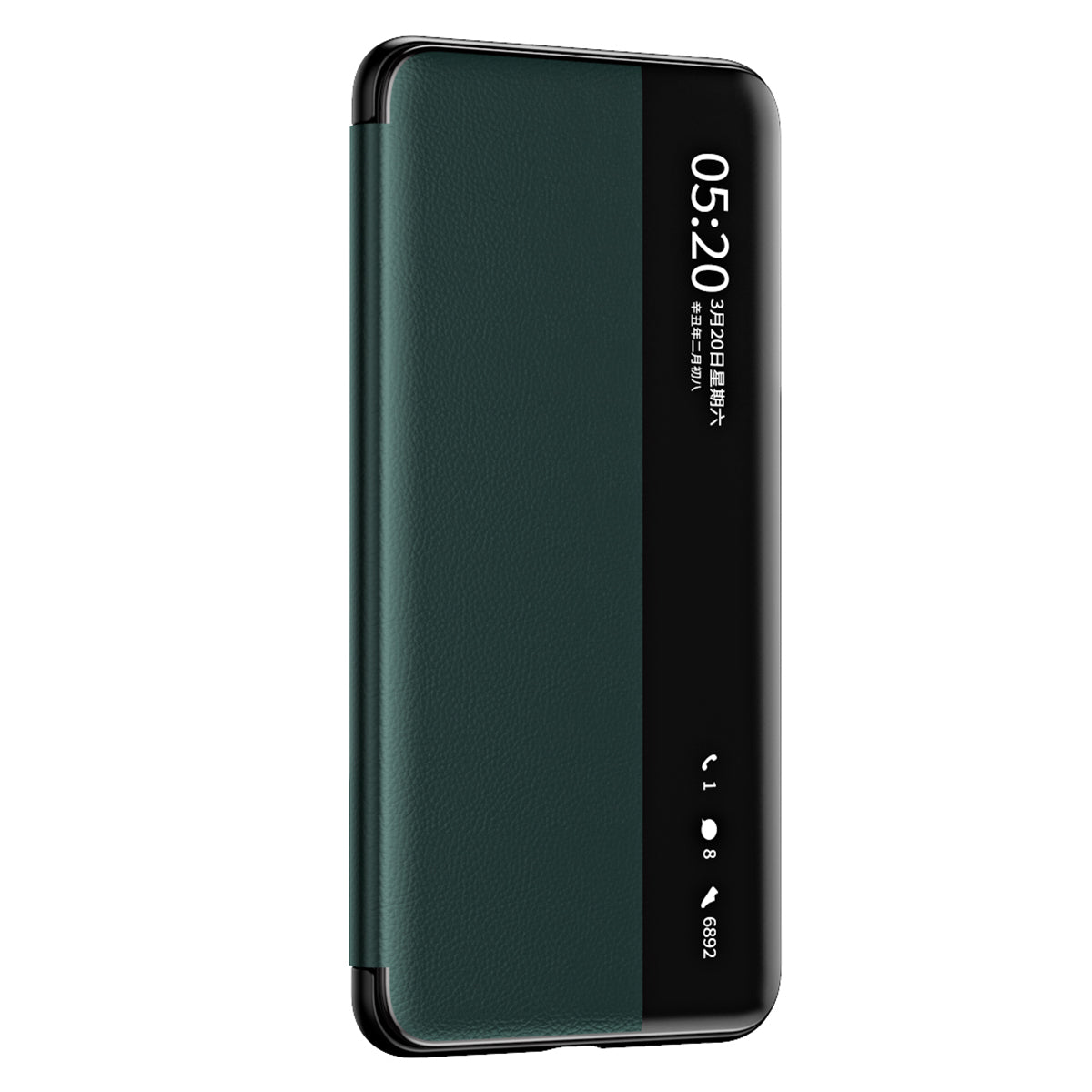 For Huawei Mate 60 Pro View Window PU Leather Phone Case Kickstand Phone Cover
