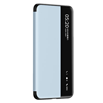 For Huawei Mate 60 Pro View Window PU Leather Phone Case Kickstand Phone Cover