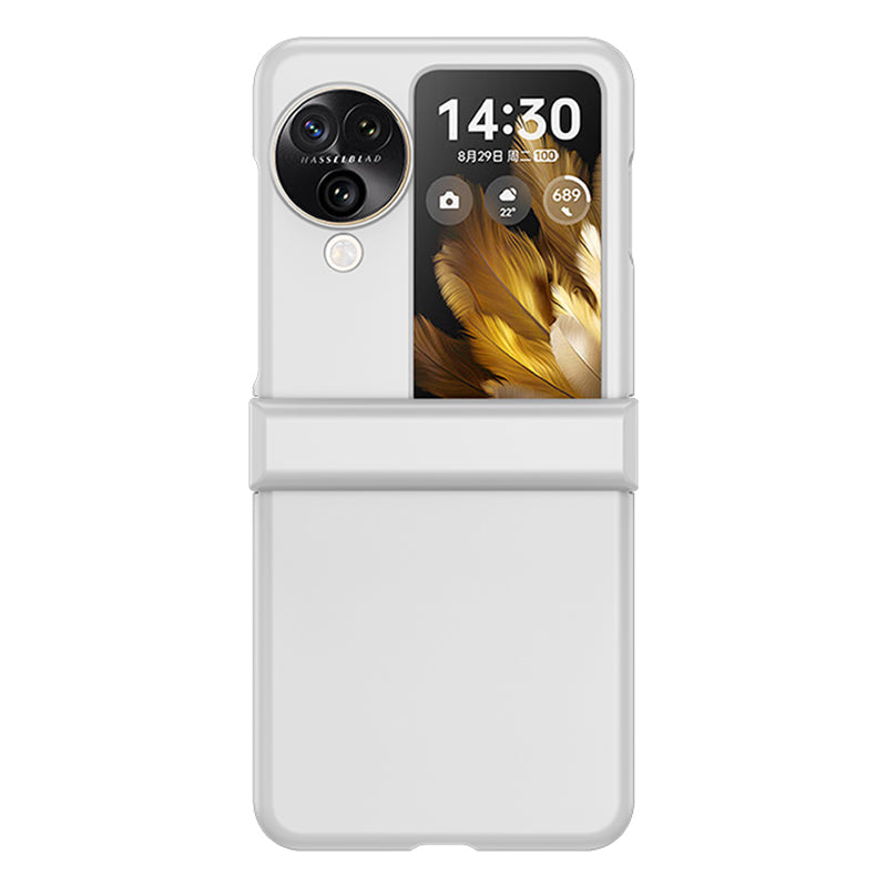 For Oppo Find N3 Flip 5G Hinge Protection PC Phone Case Skin-Touch Anti-Scratch Cover