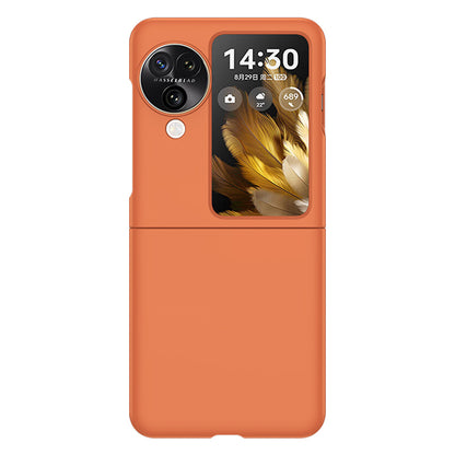 For Oppo Find N3 Flip 5G Slim PC Phone Case Skin-Touch Shockproof Cover