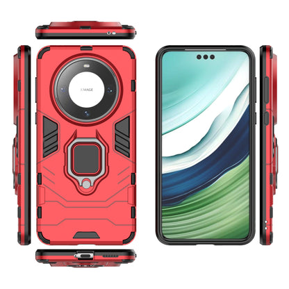 For Huawei Mate 60 Pro TPU+PC Protective Case Ring Holder Kickstand Phone Cover