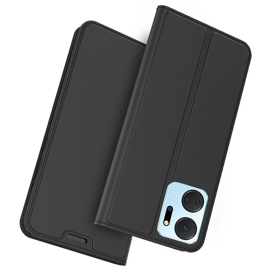 For Honor X7a 4G Card Slot Phone Cover Book Style PU Leather Stand Phone Case